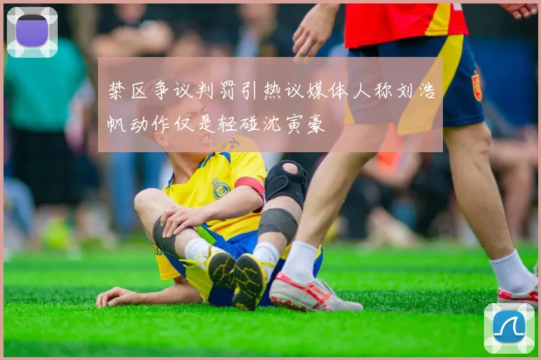 禁区争议判罚引热议媒体人称刘浩帆动作仅是轻碰沈寅豪